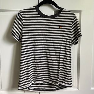 Spiritual Gangster Striped Graphic Tee